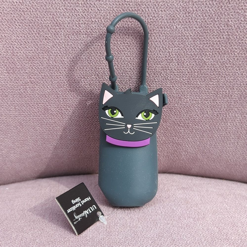 Ulta Beauty Black Cat Hand Sanitizer Sling Holder NWT